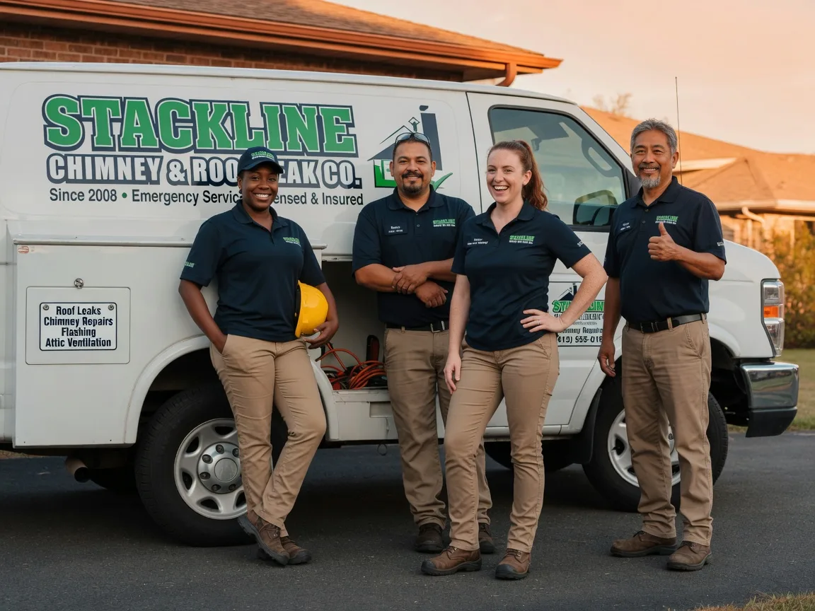 Chimney flashing repair company in Bedford, TX